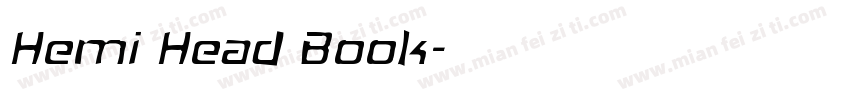 Hemi Head Book字体转换